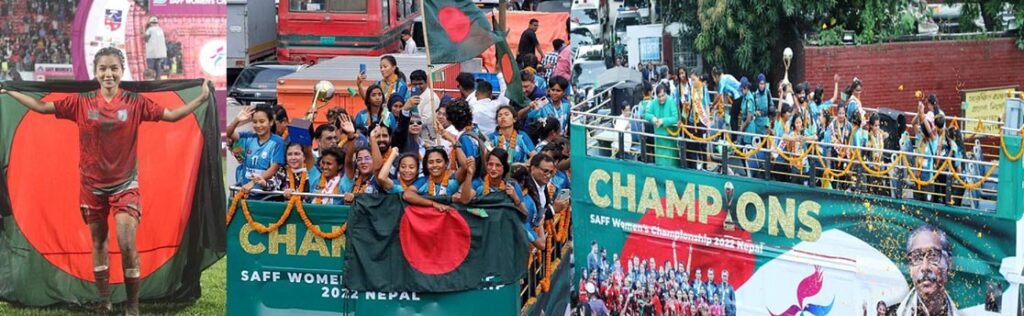 ছাদখোলা বাসে সাবিনাদের আনন্দযাত্রা